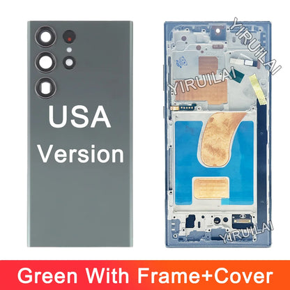 Pantalla LCD con Marco y Digitalizador Táctil para Samsung Galaxy S23 Ultra 5G (S918B/DS / S9180) (Probada)