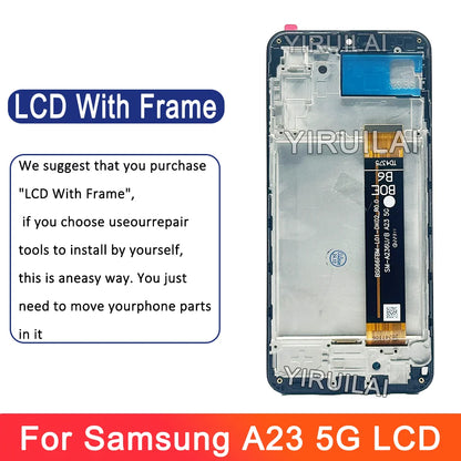 Pantalla LCD Amoled de 6,6 pulgadas para Samsung A23 5G A236, montaje de digitalizador con pantalla táctil para Samsung A236U A236B, Departamento de pantalla LCD