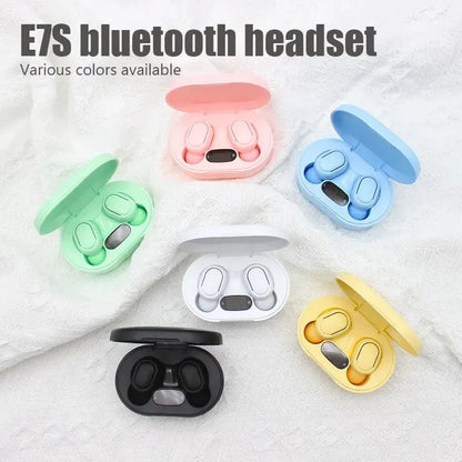 Auriculares Inalámbricos TWS E7S Bluetooth 5.3 Fone con Micrófono (Cancelación Ruido) para Xiaomi