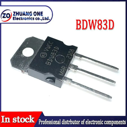 Lote 5 Pcs Transistor Darlington Par Complementario BDW83D (NPN) / BDW84D (PNP) TO-3P 100V 15A