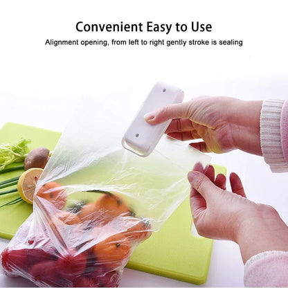 Mini Selladora Térmica Portátil para Bolsas Plásticas de Alimentos (Cierre Paquetes)