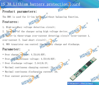1S 2S 3S 4S 3A 20A 30A Li-ion Lithium Battery 18650 Charger PCB BMS Protection Board For Drill Motor Lipo Cell Module
