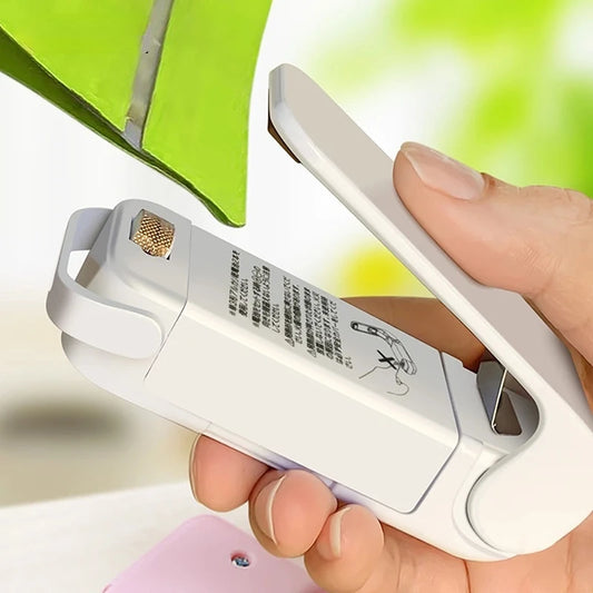 Mini Selladora Térmica Portátil para Bolsas Plásticas de Alimentos (Cierre Paquetes)