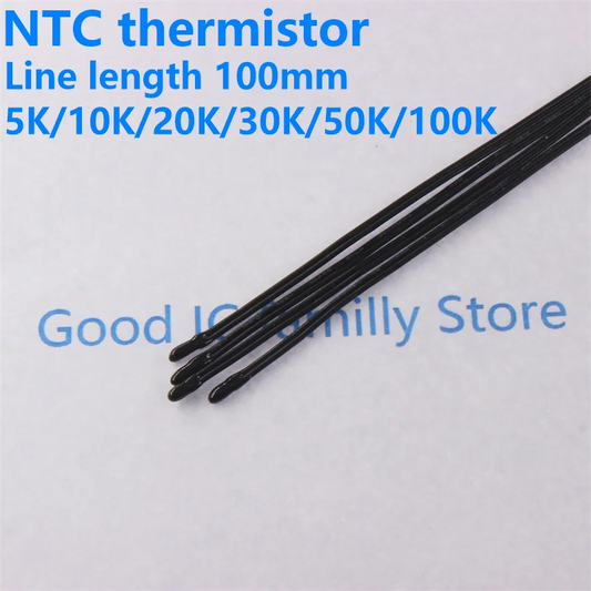 Termistor NTC MF52AT / MF52D 3435/3950 - Varios Valores (5K a 100K Ohm) - Lote 5 Piezas