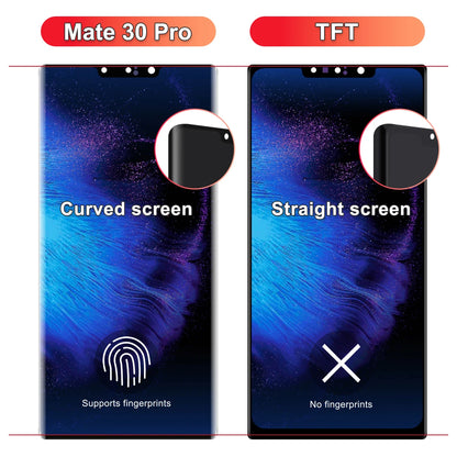 For HUAWEI Mate 30 Pro For Mate30Pro Tested LIO-L09 L29 AL00 LCD Display Touch Screen Digitizer Assembly Replacement