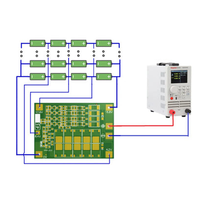 3S 4S 20A 40A 60A Li-ion Lithium Battery Charger Protection Board 18650 BMS Drill Motor 11.1V 12.6V/14.8V 16.8V Enhance/Balance