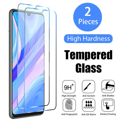 3PCS 2PCS Screen Protector for Huawei P30 P40 P20 Mate 20 Lite Y6 Y7 Tempered Glass on Huawei P Smart Z  2019 2021 Nova 5T Glass