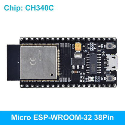 Placa Desarrollo DIYTZT ESP32 (ESP-32/ESP-32S/ESP32-CAM/ESP-WROOM-32) WiFi + Bluetooth Doble Núcleo Bajo Consumo