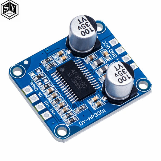 Módulo Amplificador Digital Mono Clase D Alta Potencia DC 8V-24V 4-8 Ohm (30W-300W)