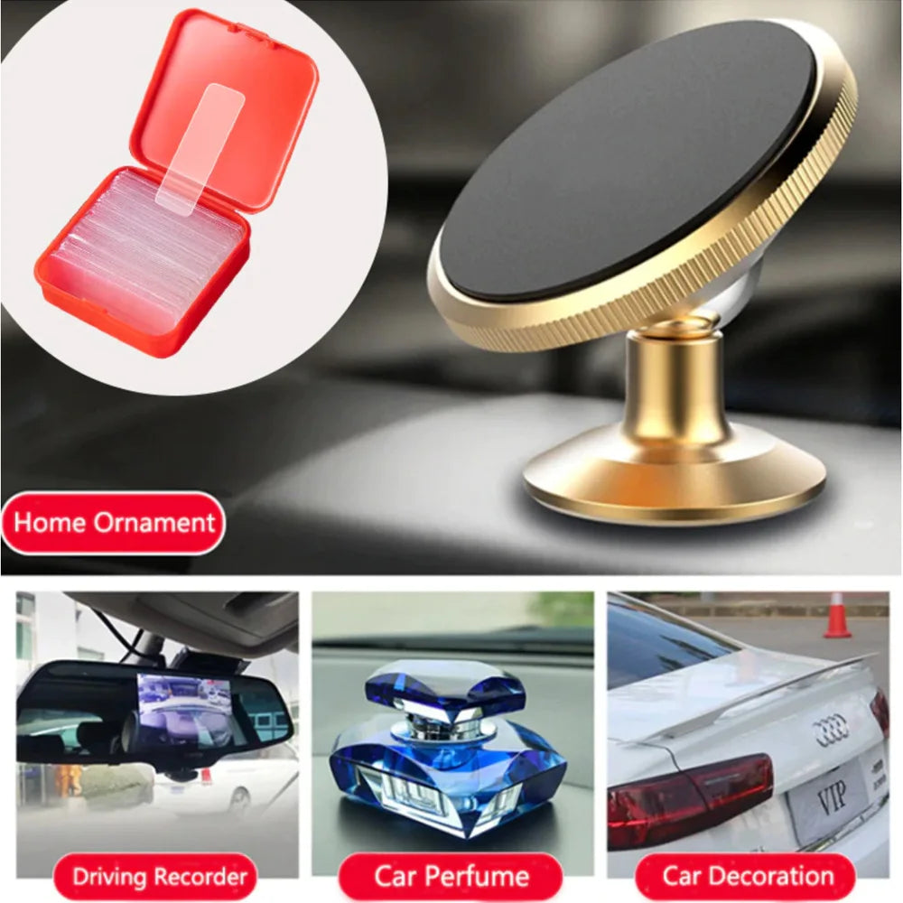 Cinta Adhesiva Doble Cara Transparente Super Fuerte Reutilizable para Pared (Impermeable, Productos Hogar)