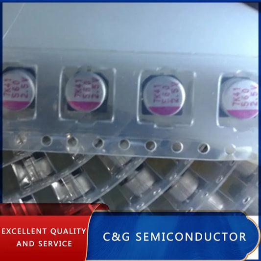 Capacitor Sólido SMD (560uF, 2.5V, 6.5x9mm) - Pack 20 Unidades