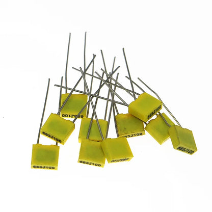 Kit Surtido Capacitor Corrección Película Polipropileno (1nF-1uF, 63V/100V, 24 Valores) - Pack 240 Piezas