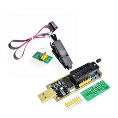 Kit Clip Test SOIC8/SOP8 para Programador USB CH341 EEPROM/Flash 93Cxx/25Cxx/24Cxx