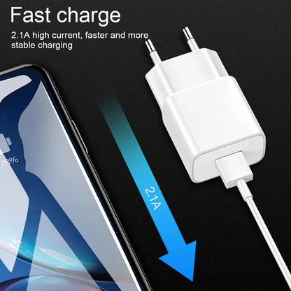 Cargador NNBILI para Redmi (5V 2A, EU/US) con Cable Tipo C/Micro USB para Note 11/10/9/9A/8A/3-8 Pro