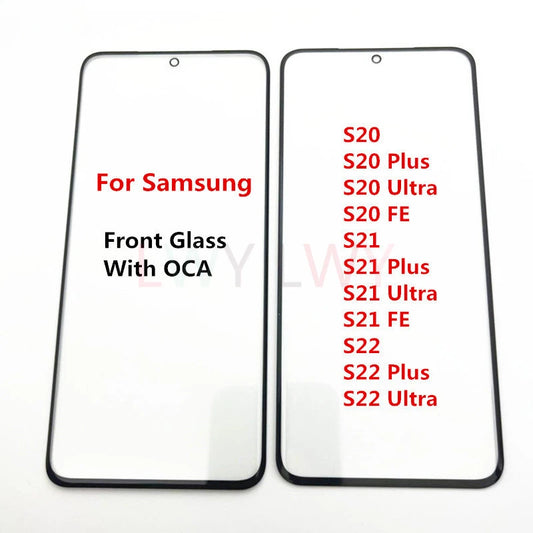 Cristal Exterior con OCA para Samsung Galaxy S20/S21/S22 (Varias Series)