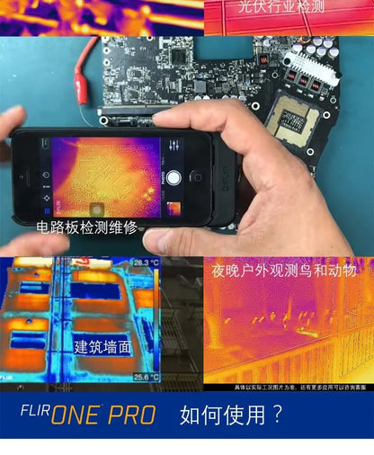 Cámara Térmica Infrarroja FLIR ONE Pro (3ra Gen) para Celular - Sensor Térmico