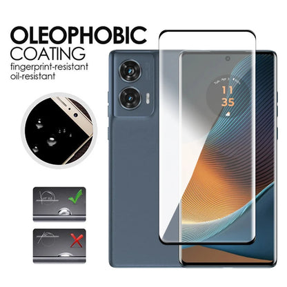 For Motorola Edge 50 Fusion Glass For Motorola Edge 50 Fusion Tempered Glass Full Cover 3D Curved Screen Protector 9H Lens Film