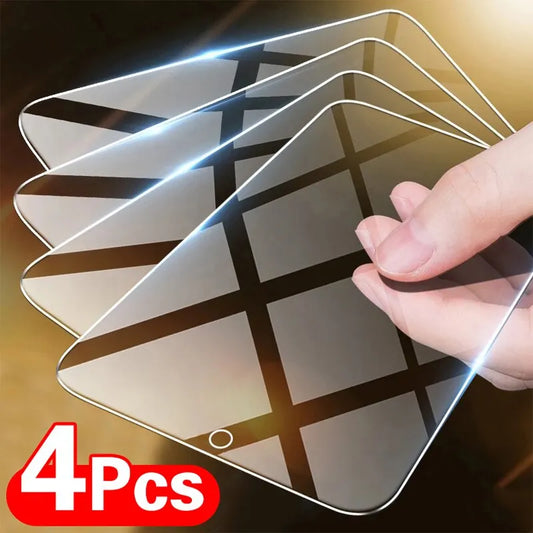 Protector Pantalla Cristal Templado para Samsung Galaxy A12-A14/A22-A24/A32-A34/A50-A54/A71 (Pack 4 Unidades)