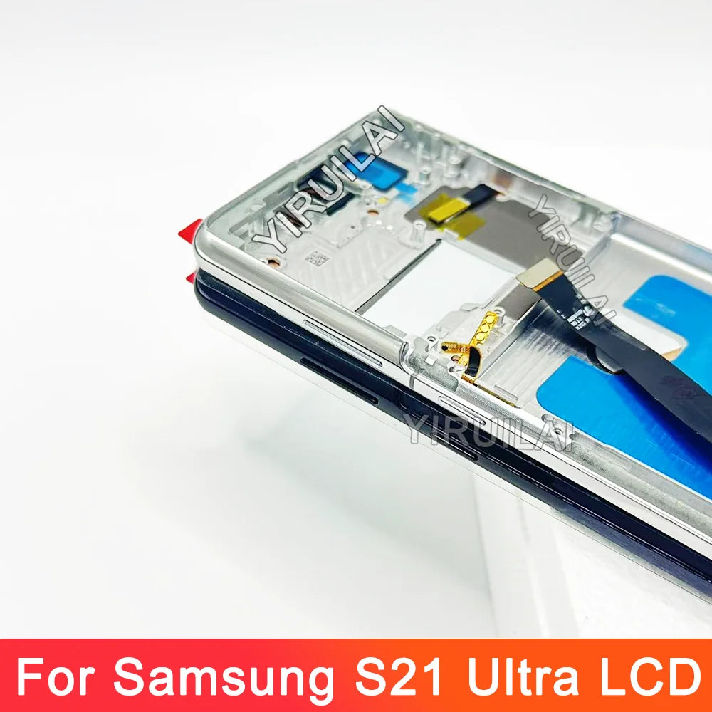 Pantalla OLED 6.67'' con Marco para Samsung Galaxy S21 Ultra 5G (Digitalizador Táctil)