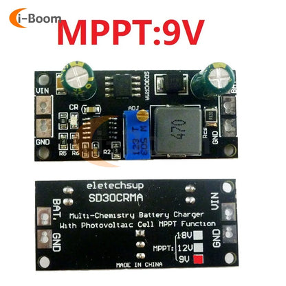 Módulo Controlador Carga Panel Solar MPPT 1A Batería Ion/Titanato Litio Regulador
