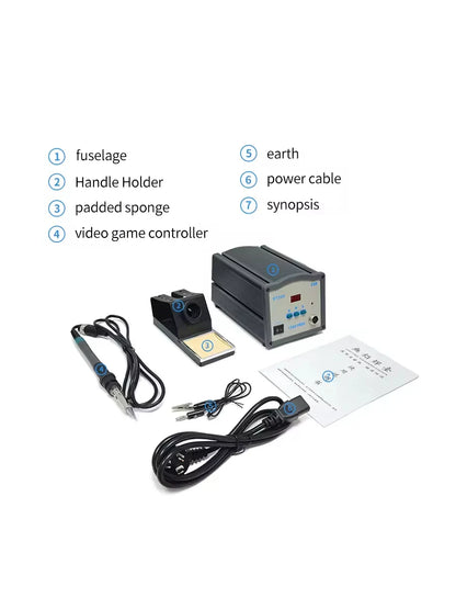 Universal Quick 205H Soldering Station 150W Lead-Free High Frequency Digital Rework Station With 500 Series Soldering Iron Tips