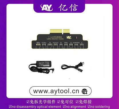 AY A108 BOX Face ID Programmer For iPhone X-15 Pro Max Dot Matrix Projector Repair True Tone Fix Battery Health Data Change Tool
