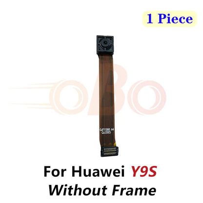 Módulo Cámara Frontal Pequeña con Marco y Cable Flex para Huawei Y9s / Y9 Prime 2019 (Repuesto, Negro/Azul/Verde)