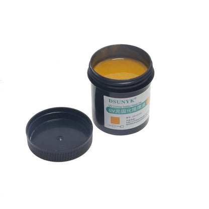 Tinta Máscara Soldadura Fotosensible UV DSUNYK (100g) para Placa Circuito PCB BGA (Previene Corrosión/Arcos)