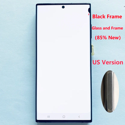 Pantalla 6.8" Super AMOLED con Marco y Digitalizador Táctil para Samsung S22 Ultra 5G (S908/S908U/S908B) (Con Defecto Estético)