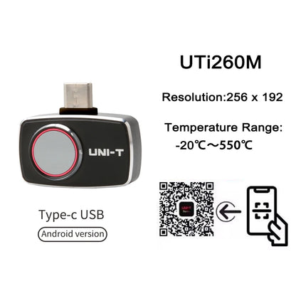 Termógrafo UNI-T UTi260M / UTi256M (256x192) para Celular - Reparación Circuitos Electrónicos PCB, Test Calefacción