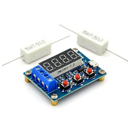 Probador Capacidad Batería Litio Li-ion ZB2L3 (1.2V-12V, 18650) + Medidor Resistencia Batería Plomo-Ácido (Descarga)
