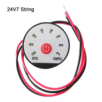 Indicador Capacidad Batería LED (1S-13S) - Tester Carga Plomo-Ácido/Litio (Li-Po/Li-ion) 12V/24V/48V