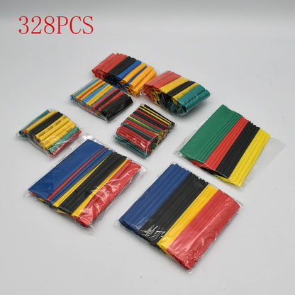 Set Tubo Termoretráctil Poliolefina Aislante 2:1 para Protección Conexión Cable/Línea Datos
