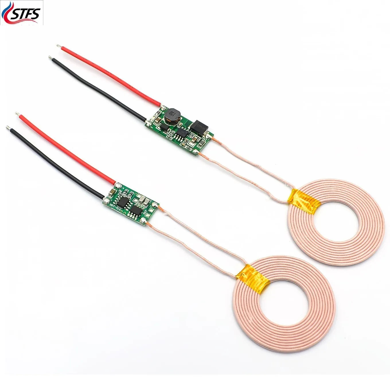 Módulo Fuente Alimentación Inalámbrica 5V 1A/2A Cargador Qi Transmisor + Receptor DIY