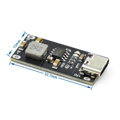 1-10PCS Type C USB Input High Current 3A Polymer Ternary Lithium Battery Quick Fast Charging Board IP2312 CC/CV Mode 5V To 4.2V