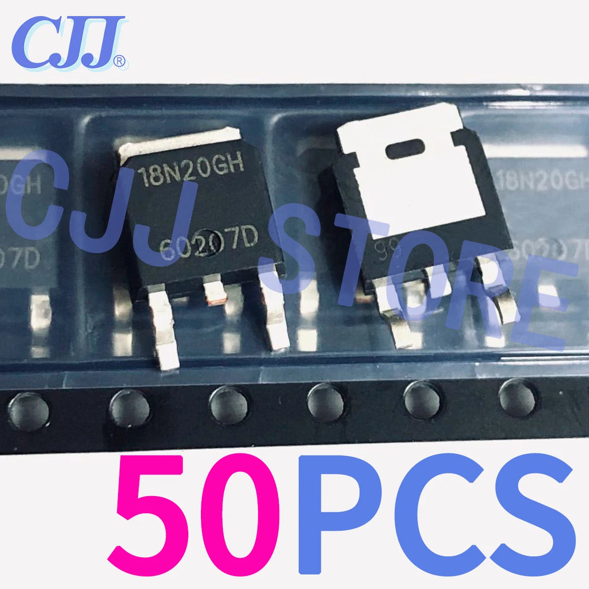 MOSFET N-Channel AP18N20GH (Marcado 18N20GH) SMD TO-252 - Lote 1-500 Piezas