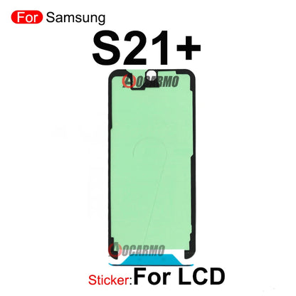 Adhesivo Doble Cara para Pegado Pantalla LCD Frontal y Tapa Batería Trasera Samsung Galaxy S21/S21+/S21FE/S21 Ultra