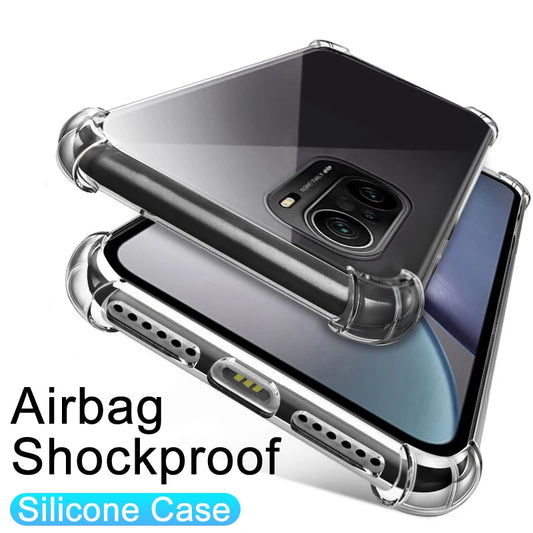 Funda Carcasa Silicona Transparente Anti-Golpes (Airbag) para Xiaomi Redmi Note 7-10S / 7A-9C / Poco F3/X3 Pro NFC