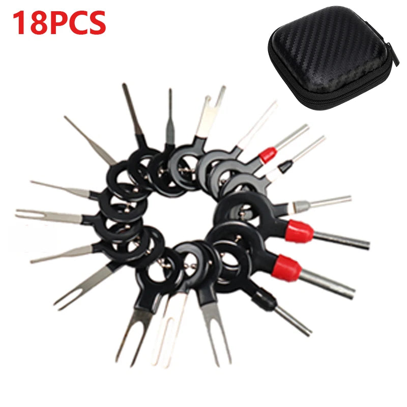 Kit Herramienta Extracción Terminales/Pines Conector Cable Auto (Reparación Automóviles)