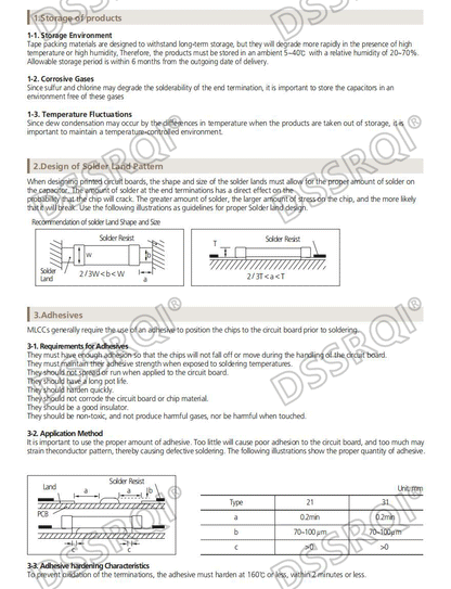 Capacitor Cerámico Chip SMD 0201 (0.5pF-4.7uF) - Pack 100 Unidades (Valores Surtidos)