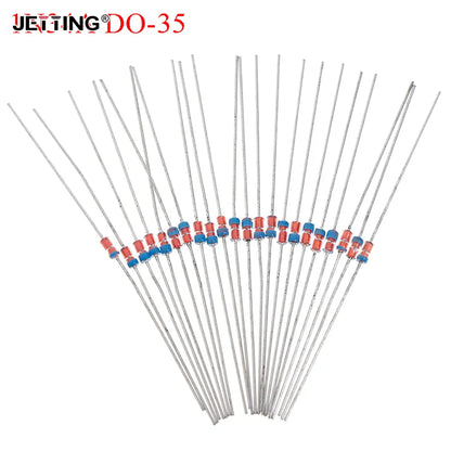 20Pcs 1N34A DO-35 Germanium Detector Diode AM/FM Crystal Radio TV