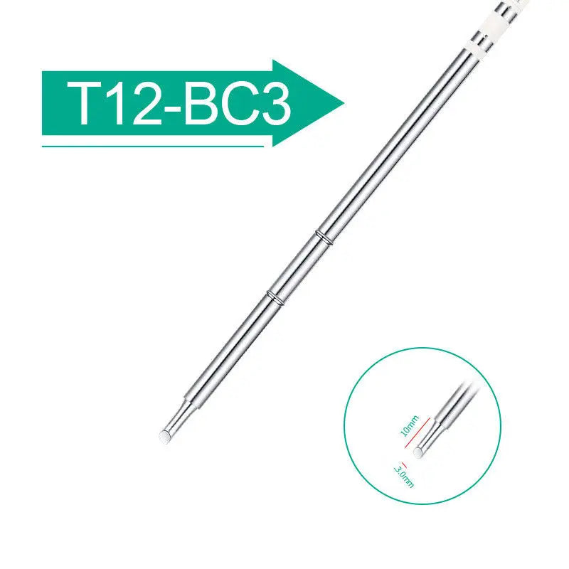 T12 Electric Copper Soldering Iron Tips T12-K B2 BC1 ILS BCF2 D16 KF For Hakko fx951 DIY Welding Head Soldering Station Kits