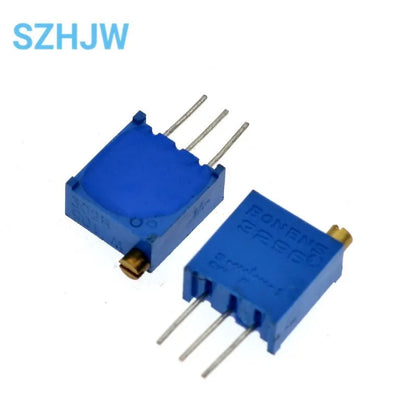 10PCS 3296 potentiometer Kit High Precision 3296W Variable Resistor 100R -1M 200R 500R 1k 2k 5K 10K 20K 50K 100K 200k 500k