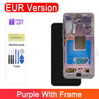 TFT para Samsung Galaxy S22 5G pantalla S901B S901U S901W S901N pantalla LCD reemplazo del ensamblaje del digitalizador de pantalla táctil