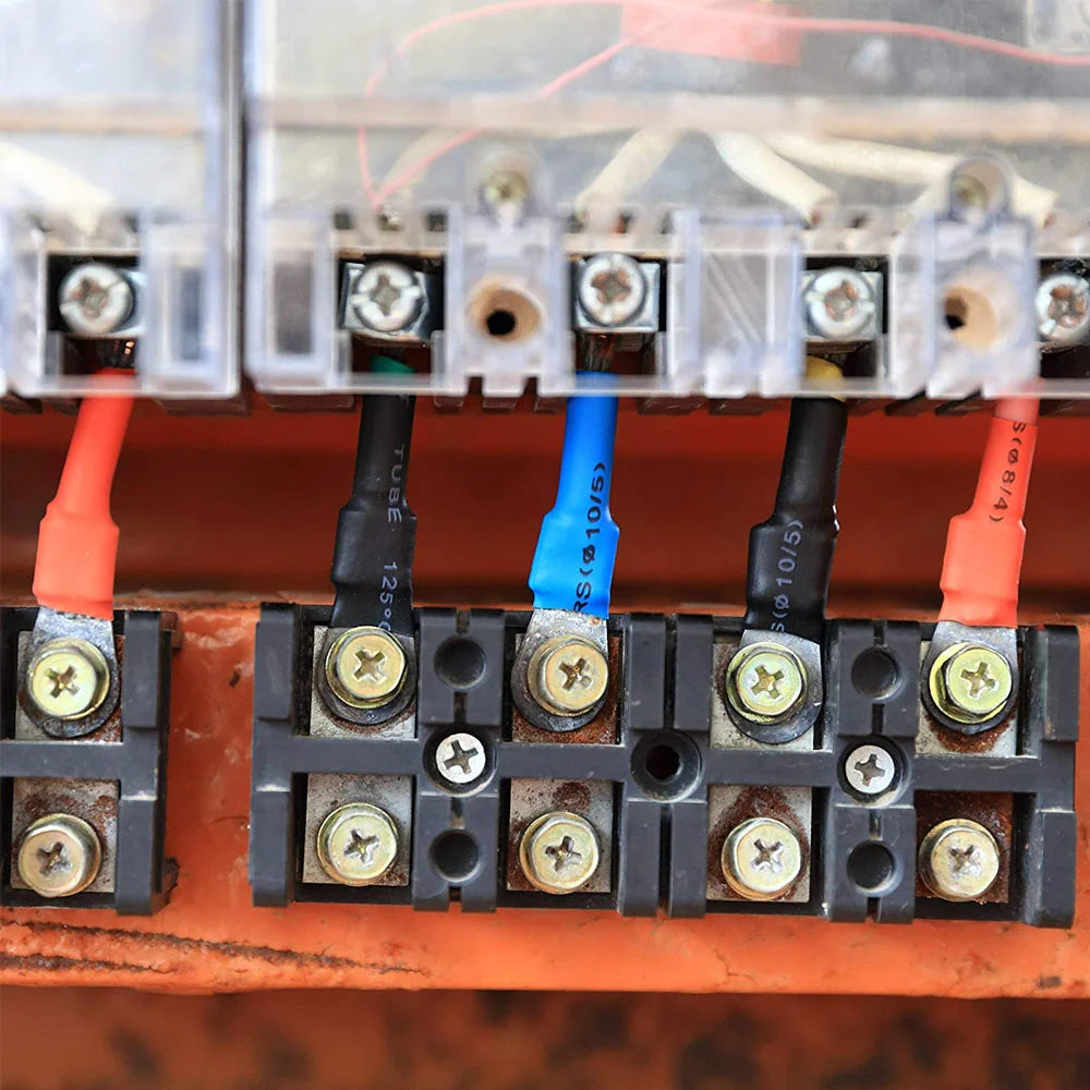 Kit Tubo Termoretráctil 2:1 Envoltura Cable Aislante Protección Conexión (127/530/580 Piezas) (Opción Pistola Aire Caliente)