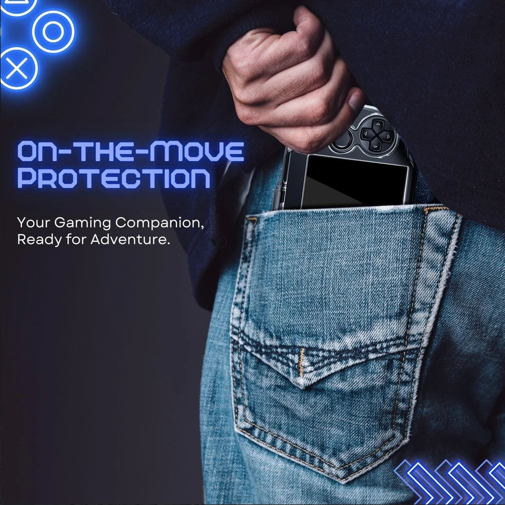 Funda Carcasa Protectora Piel TPU Cristal Transparente para Consola Portátil Sony PS Vita 1000 (PSV1000)