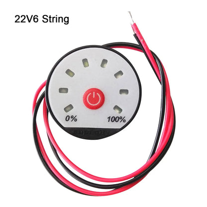 Indicador Capacidad Batería LED (1S-13S) - Tester Carga Plomo-Ácido/Litio (Li-Po/Li-ion) 12V/24V/48V