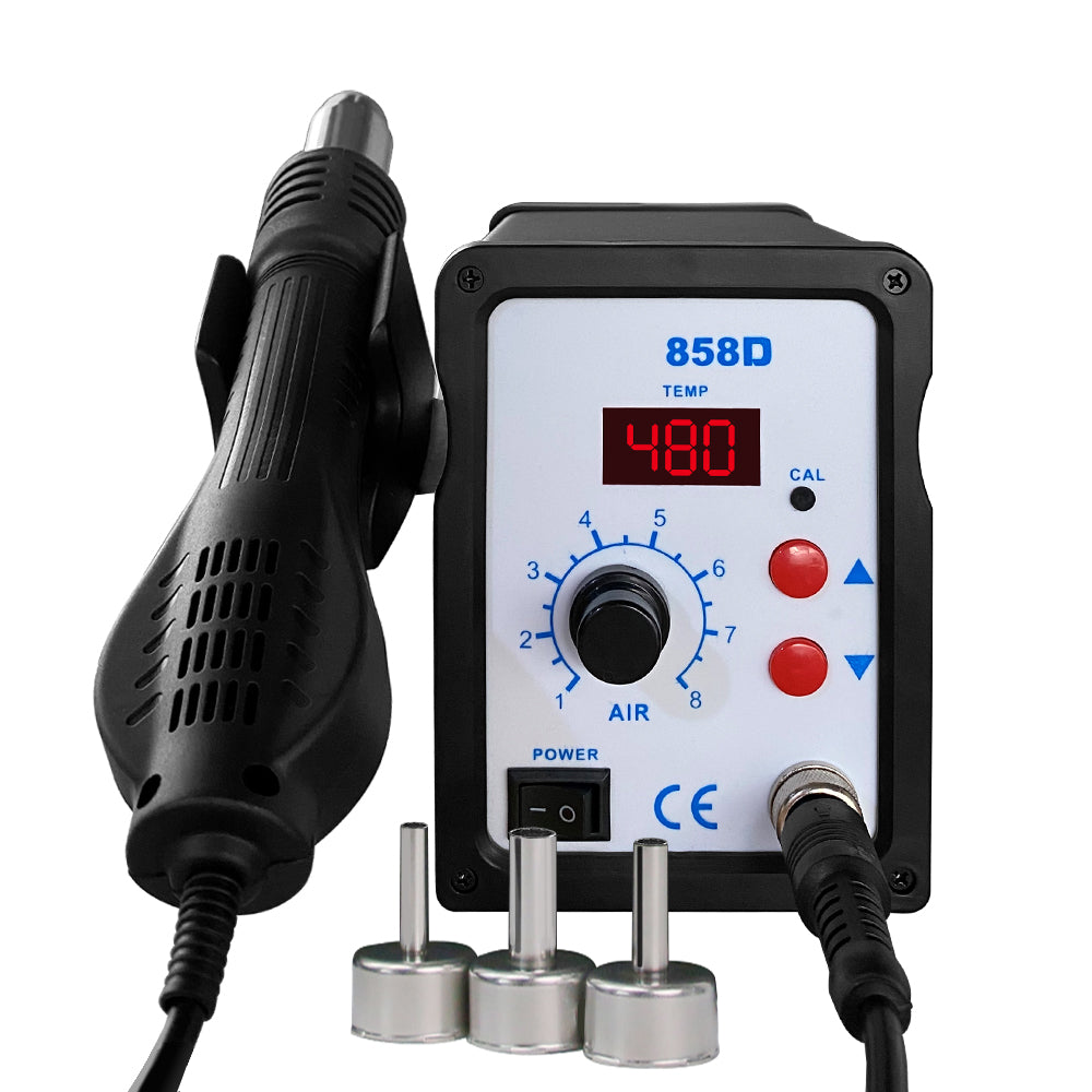 858D Hot Air Gun BGA Soldering Rework Station Blower Hair Dryer Hairdryer Soldering Heat Gun 220V 110V  SMD SMT Welding Repair