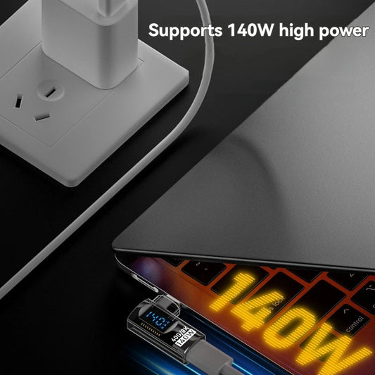 Adaptador USB-C Ángulo Recto 90°/Forma U (USB4 40Gbps, PD 140W, 8K@60Hz) para Thunderbolt 3/4