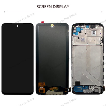 AMOLED LCD For Xiaomi Redmi Note 10 4G 10S LCD Display Touch Screen Digitizer Assembly For Redmi Note10S M2101K7AI M2101K7BG